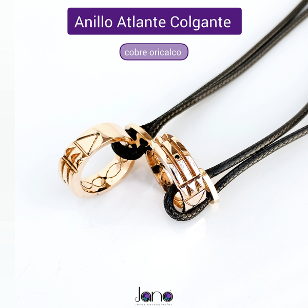 Colgante Atlante Mini en Cobre Oricalco