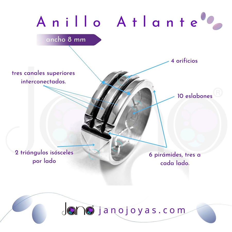 anillo-atlante-ancho 8 mm en plata 925